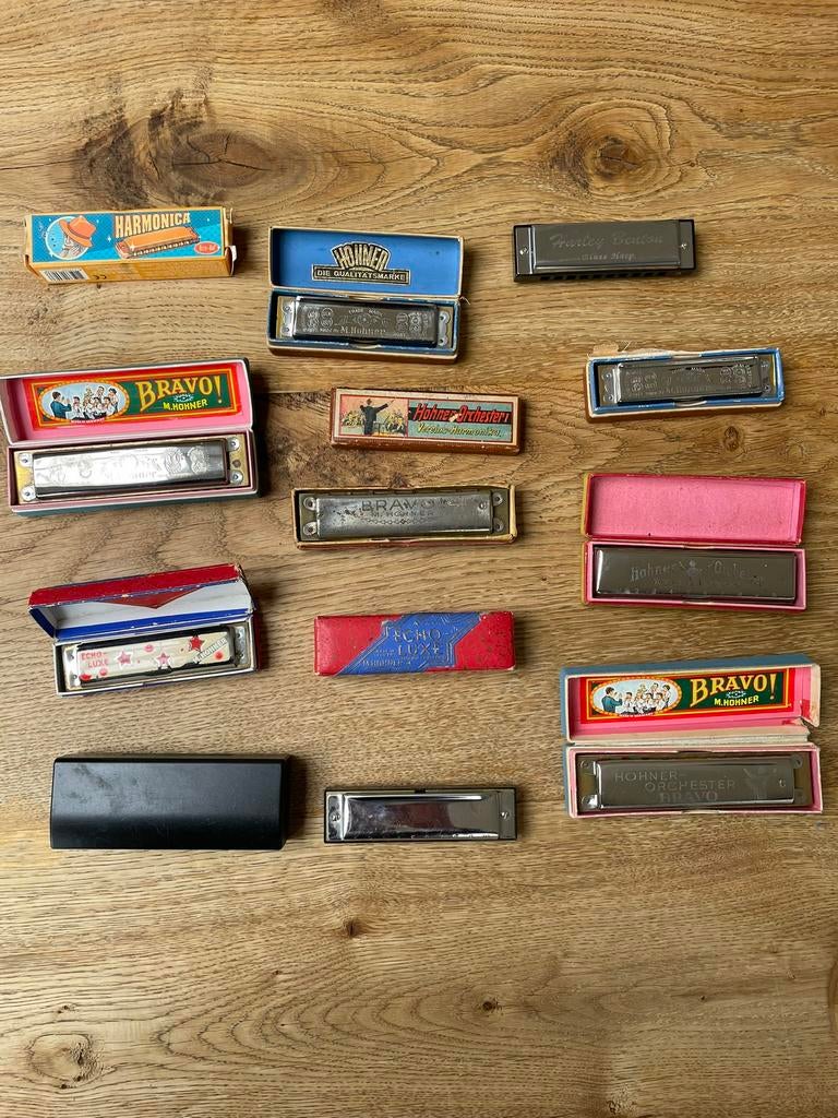 Verzameling Hohner mondharmonica’s, Muziek en Instrumenten, Ophalen of Verzenden