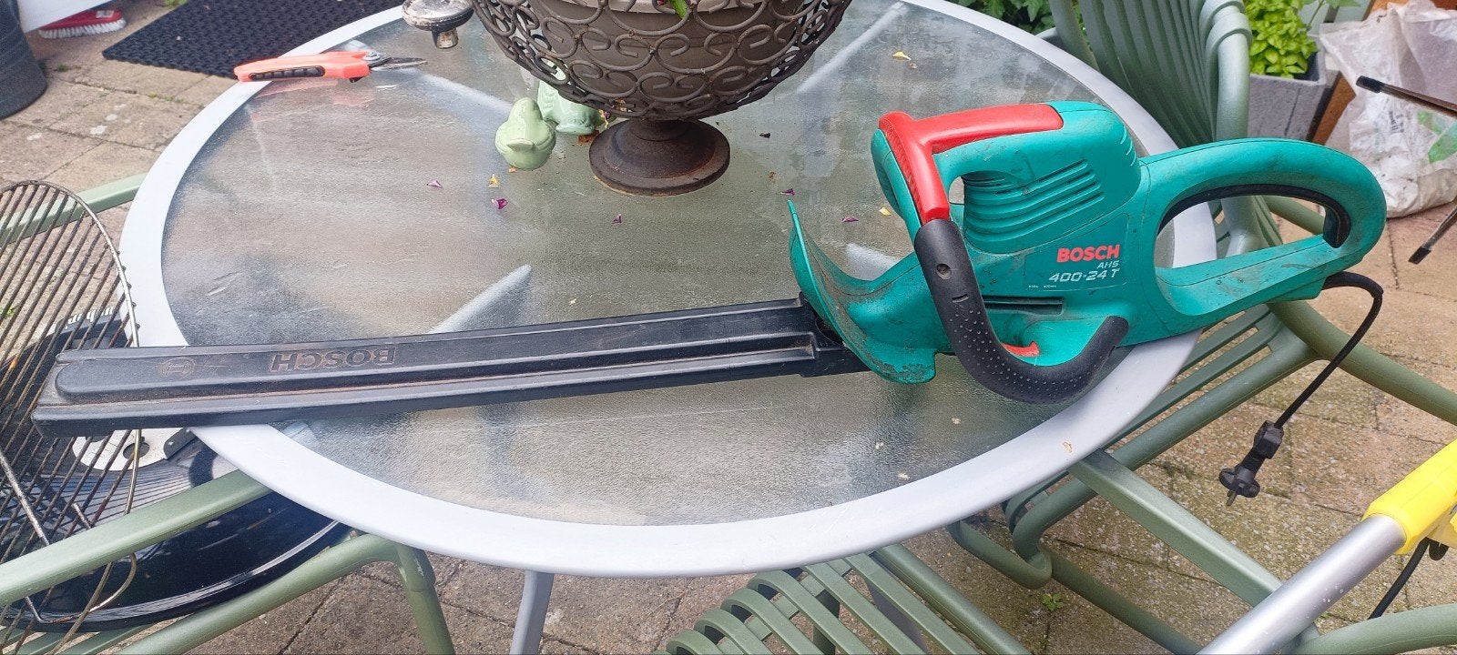 Bosch AHS 400-24 T elektrische heggenschaar - Goed werkend, Ophalen, Gebruikt, Elektrisch, Bosch