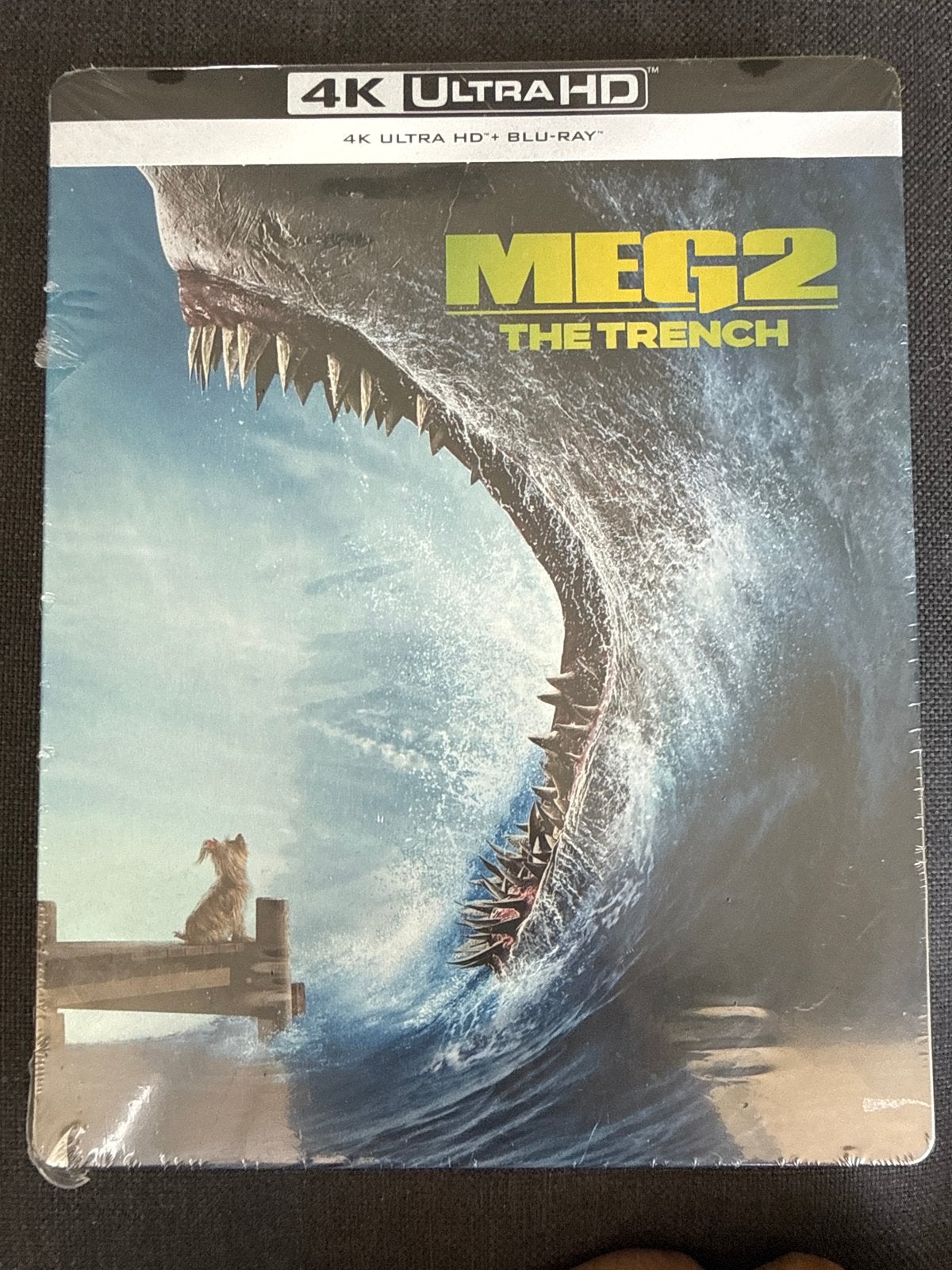 Meg 2: The Trench 4K Ultra HD + Blu-Ray (Nieuw in verpakking, Vanaf 12 jaar, Ophalen of Verzenden, Nieuw in verpakking, Science Fiction