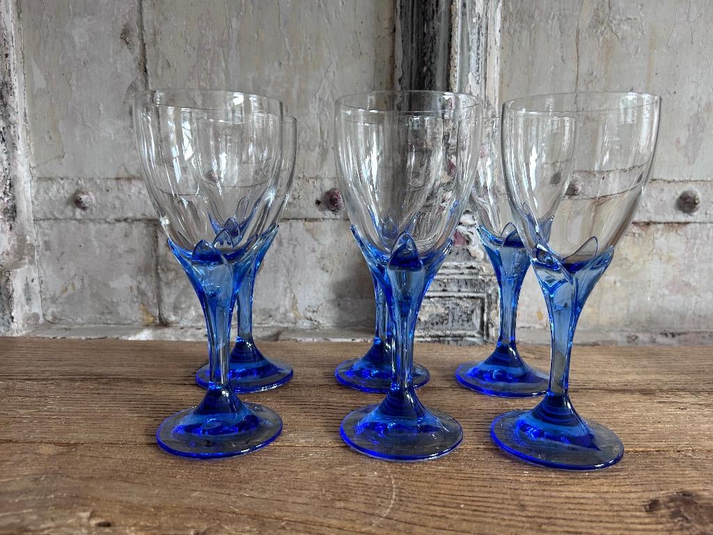 Vintage Bormioli Rocco - BOUQUET design wijnglazen, Verzamelen, Glas en Borrelglaasjes, Ophalen of Verzenden, Zo goed als nieuw