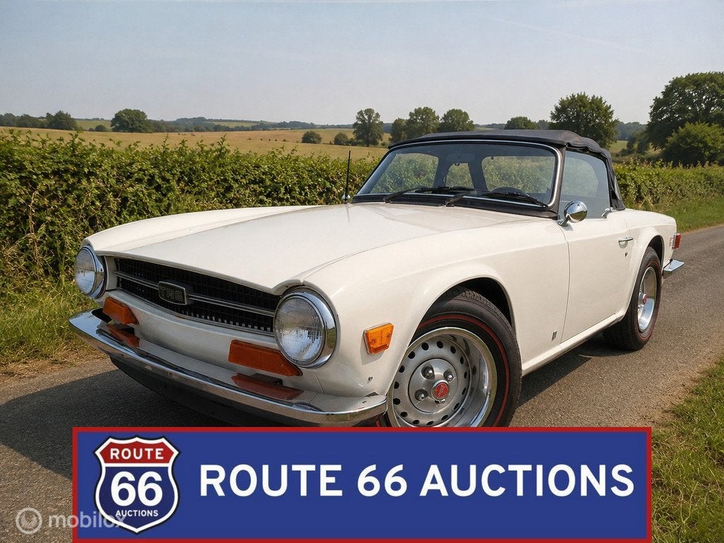 Triumph TR6 | 1973 | Route 66 Auctions, Overige carrosserieën, Triumph, Zwart, Bedrijf