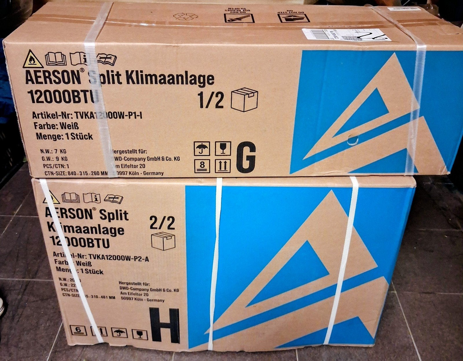 Split airconditioning nieuw in ongeopende doos 12000btu, Ophalen, Koelen en Ontvochtigen, Nieuw, 3 snelheden of meer