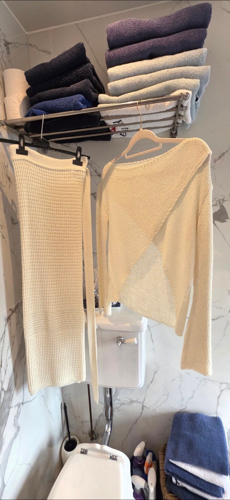 Moost wanted Crop Top en Wikkelrok Set nieuw, Kleding | Dames, Maat 38/40 (M), Beige, Nieuw, Ophalen of Verzenden