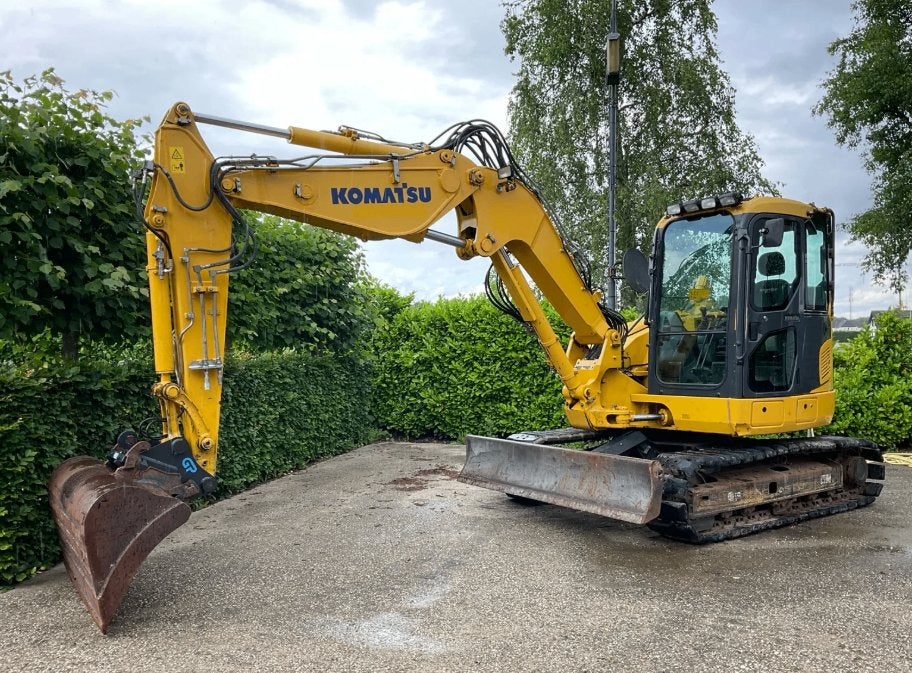 Komatsu PC88MR-8, Ophalen, Graafmachine