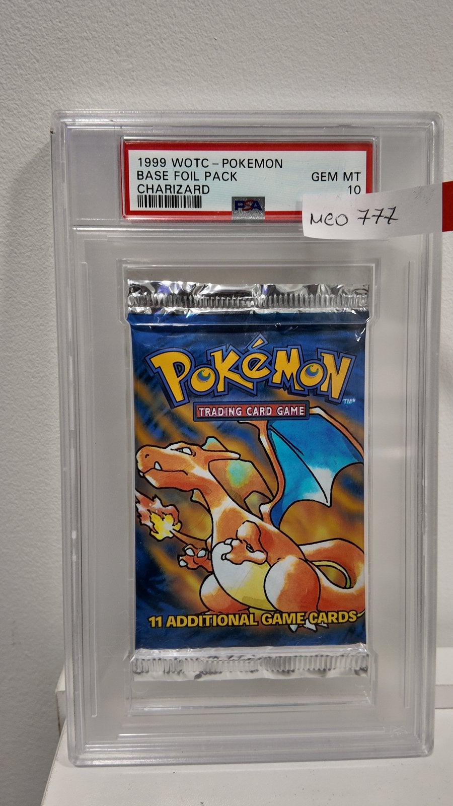 1999 Base Set Booster Pack PSA 10 Charizard, Ophalen of Verzenden, Nieuw, Booster