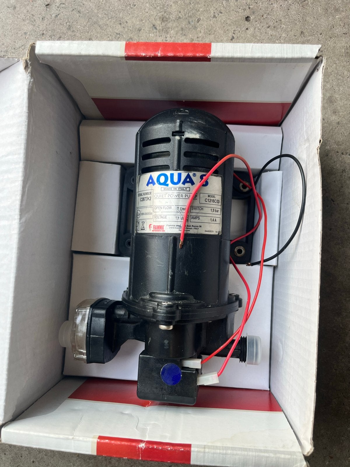 Fiamma Aqua 8 Quiet Power Pomp - Membranen te vervangen, Ophalen, Gebruikt
