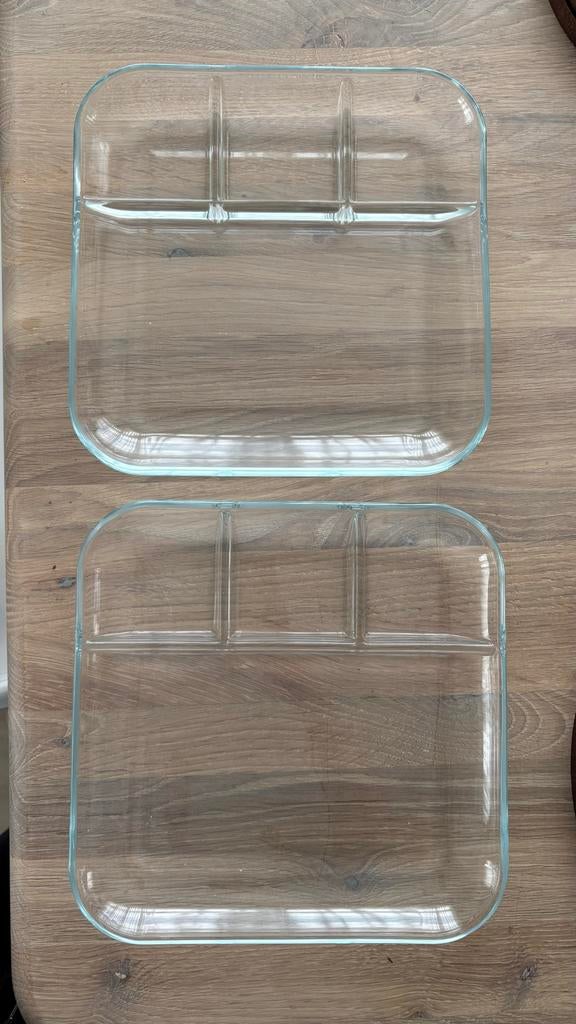 Nieuwe glazen serveerschaal, 2 stuks, Ophalen, Nieuw