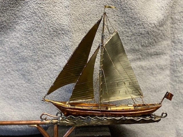 Prachtige Windwijzer( zeilschip) in 3D, Ophalen of Verzenden, Nieuw, Overige typen