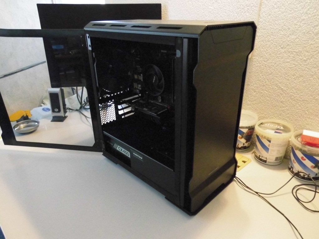 pc met ryzen 5 3600 processor, Computers en Software, Desktop Pc's, Ophalen, Gebruikt, 8 GB, Zelf gebouwde pc