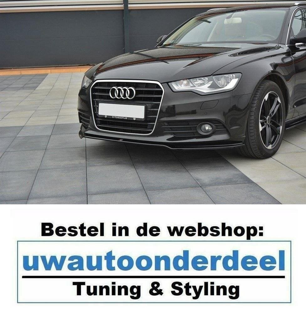 Spoiler Voorspoiler Lip Splitter Geschikt voor Audi A6 C7, Verzenden, Automotive Parts, A.parts@hotmail.nl, Trasmolenlaan 12 3447 GZ Woerden