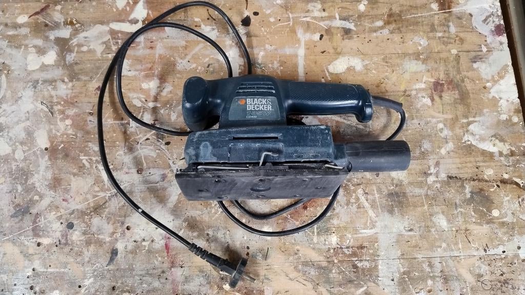 Black & Decker CD400 Vlakschuurmachine, Doe-het-zelf en Verbouw, Gereedschap | Schuurmachines, Ophalen, Gebruikt, Minder dan 600 watt