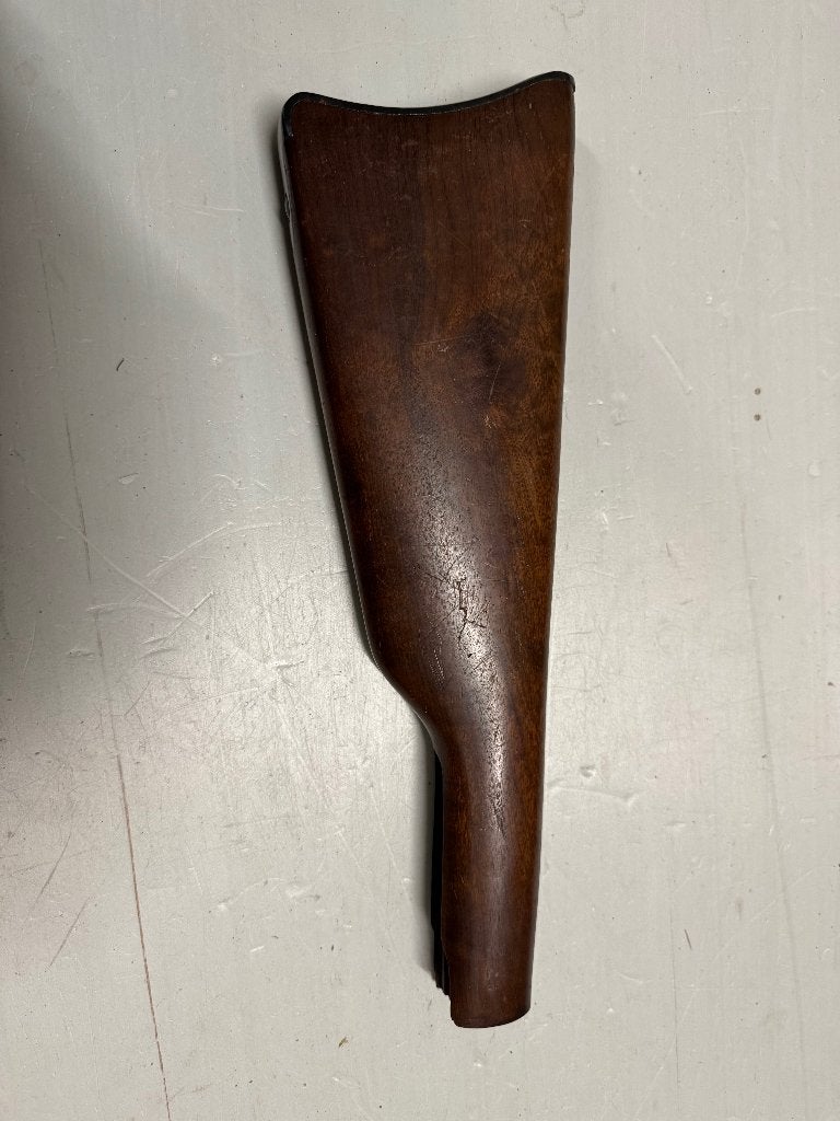 Schuur vondst Hardhouten reparatie kolf militair, Verzamelen, Ophalen of Verzenden, Landmacht, Nederland, Overige typen
