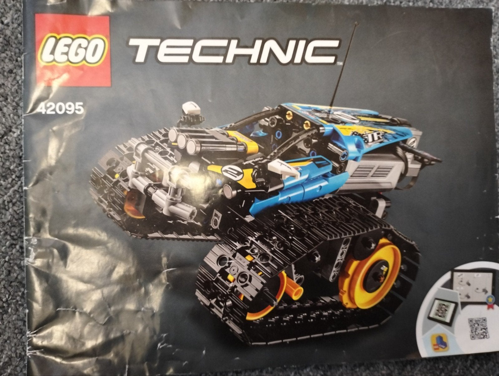 LEGO Technic 42095 RC Stunt Racer - Compleet & Gemotoriseerd, Gebruikt, Lego, Compleet, Ophalen of Verzenden