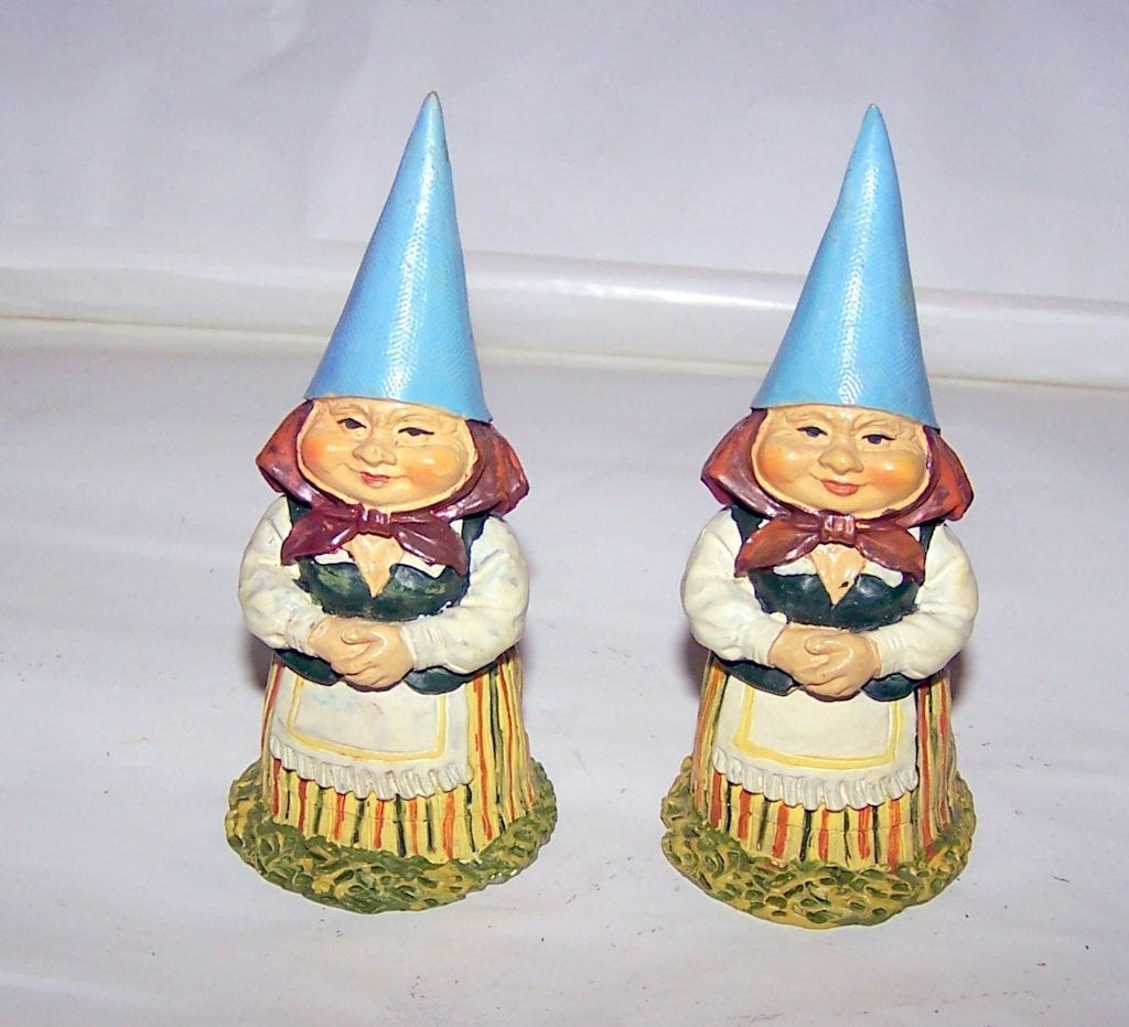 2 mooie originele Rien Poortvliet kabouterbeeldjes. Nwst., Ophalen of Verzenden, Zo goed als nieuw, Fantasy
