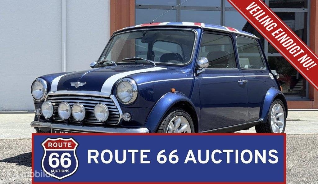 Mini Cooper 1.3 MPI | 1998 | Route 66 Auctions, Auto's, Overige carrosserieën, Zwart, Bedrijf, Handgeschakeld
