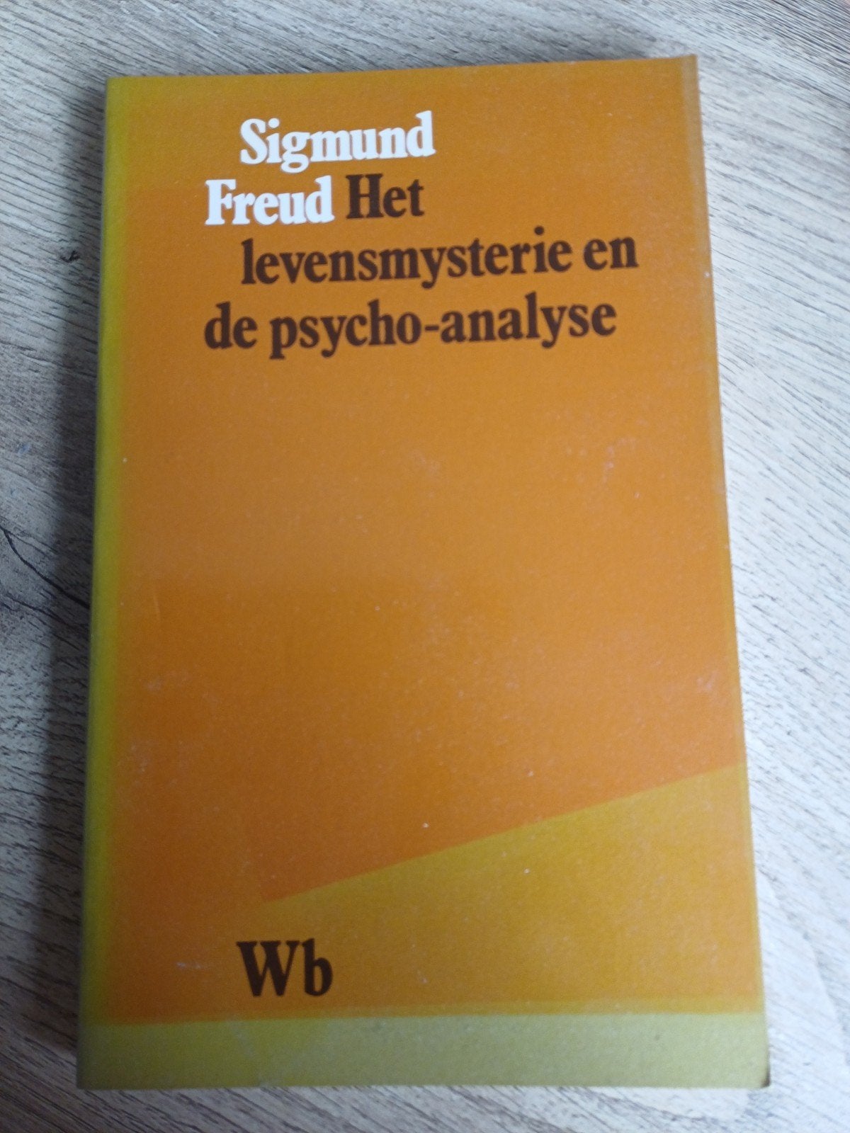 Sigmund Freud - Het levensmysterie en de psycho-analyse, Boeken, Psychologie, Ophalen of Verzenden, Zo goed als nieuw, Klinische psychologie