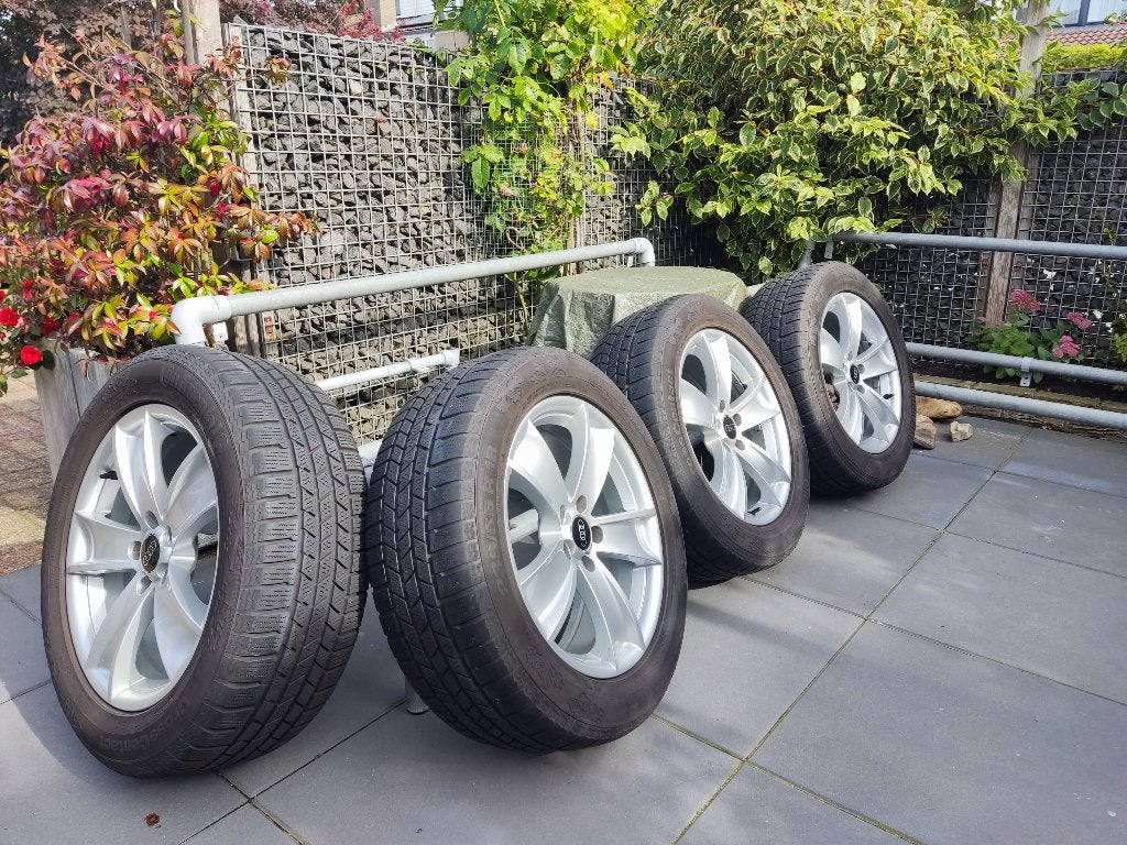 Continental Cross Contact winterbanden 235/55 R18, Ophalen, 18 inch, Gebruikt, Winterbanden