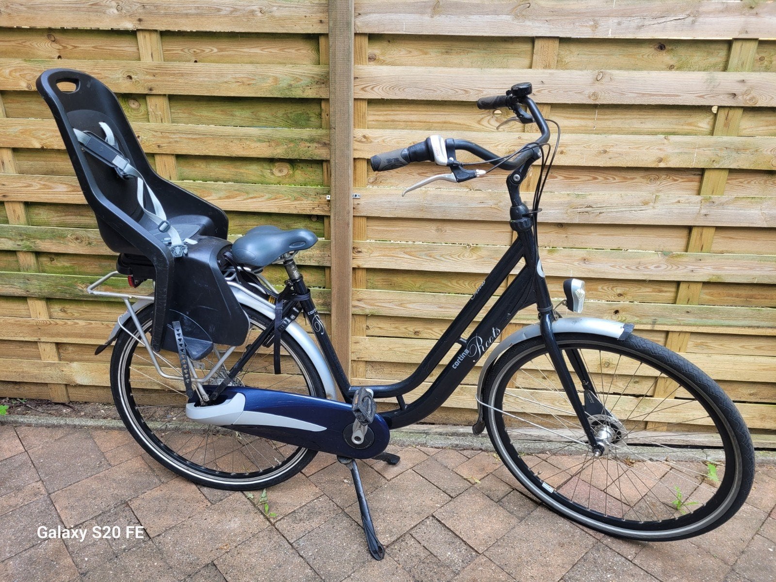 Te koop prima moederfiets cortina, Fietsen en Brommers, Fietsen | Dames | Moederfietsen, Overige merken, 2 zitjes, Versnellingen
