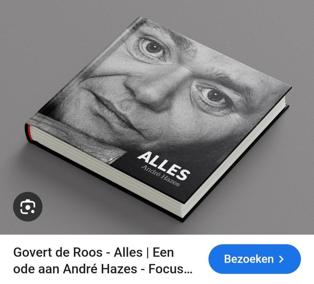 Boek 'Alles' / Andre Hazes, Ophalen of Verzenden, Nieuw, Artiest