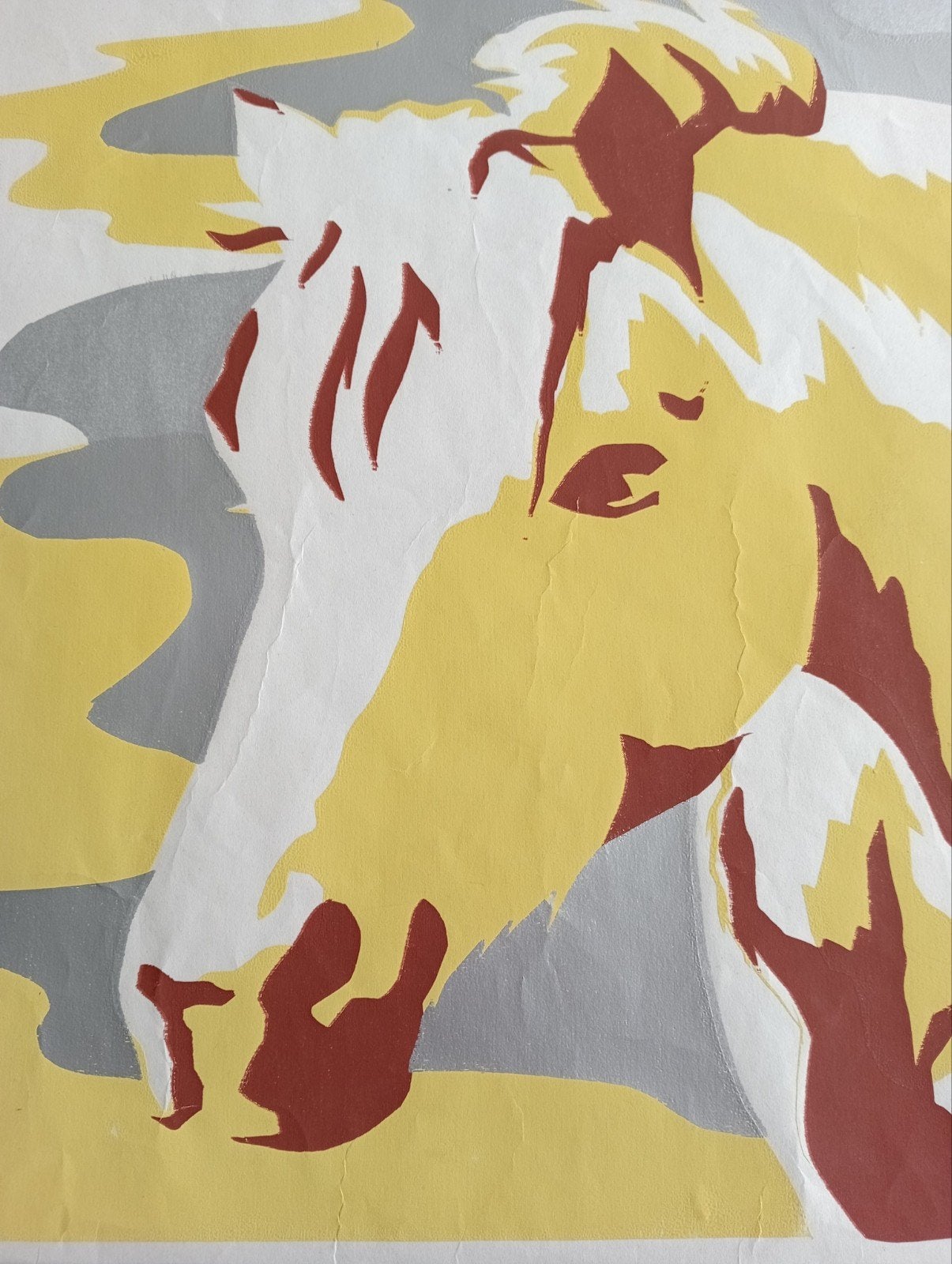 Litho paarden jaren 60-80, Antiek en Kunst, Kunst | Litho's en Zeefdrukken, Ophalen of Verzenden
