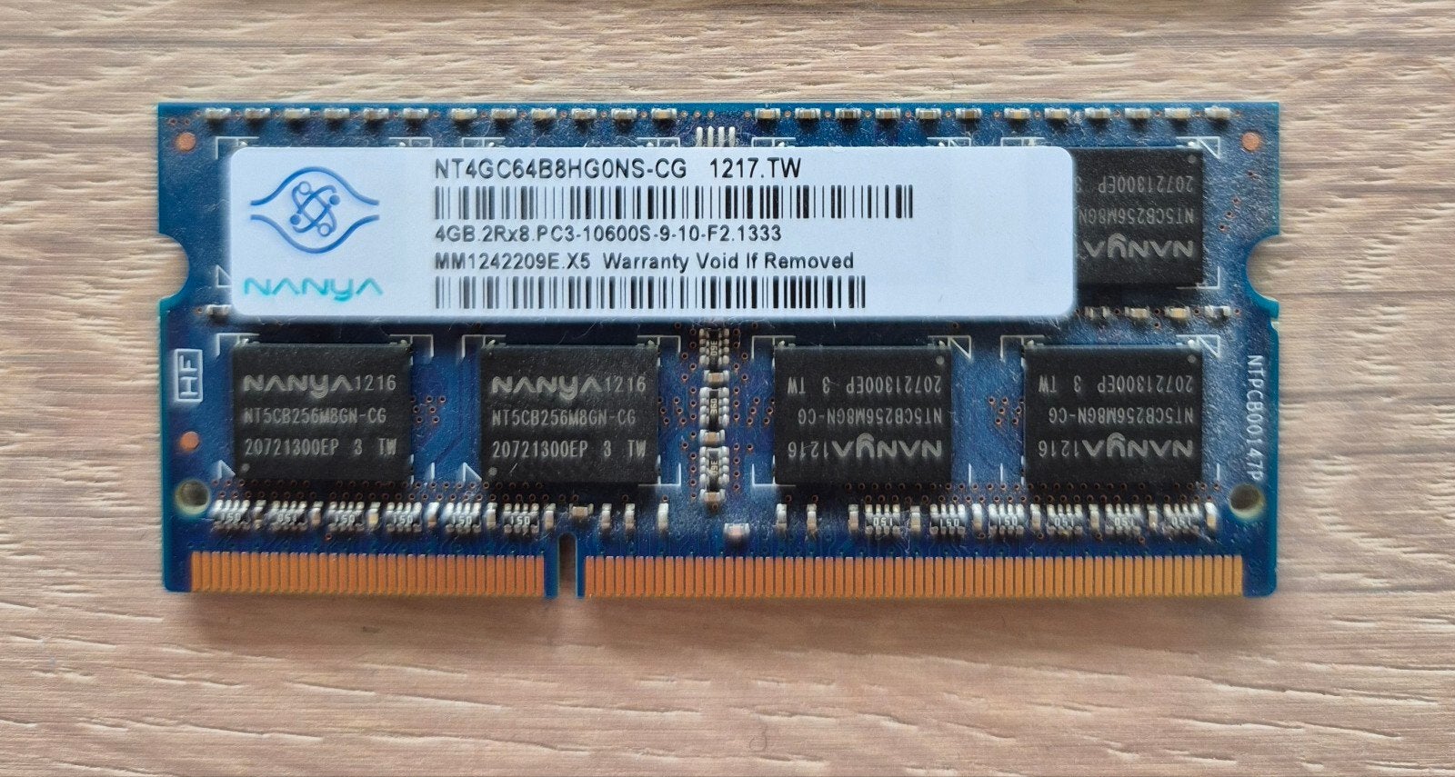 Te koop 4 GB so-dimm laptop geheugen 1333 mhz, DDR3, Ophalen of Verzenden, Zo goed als nieuw, Laptop