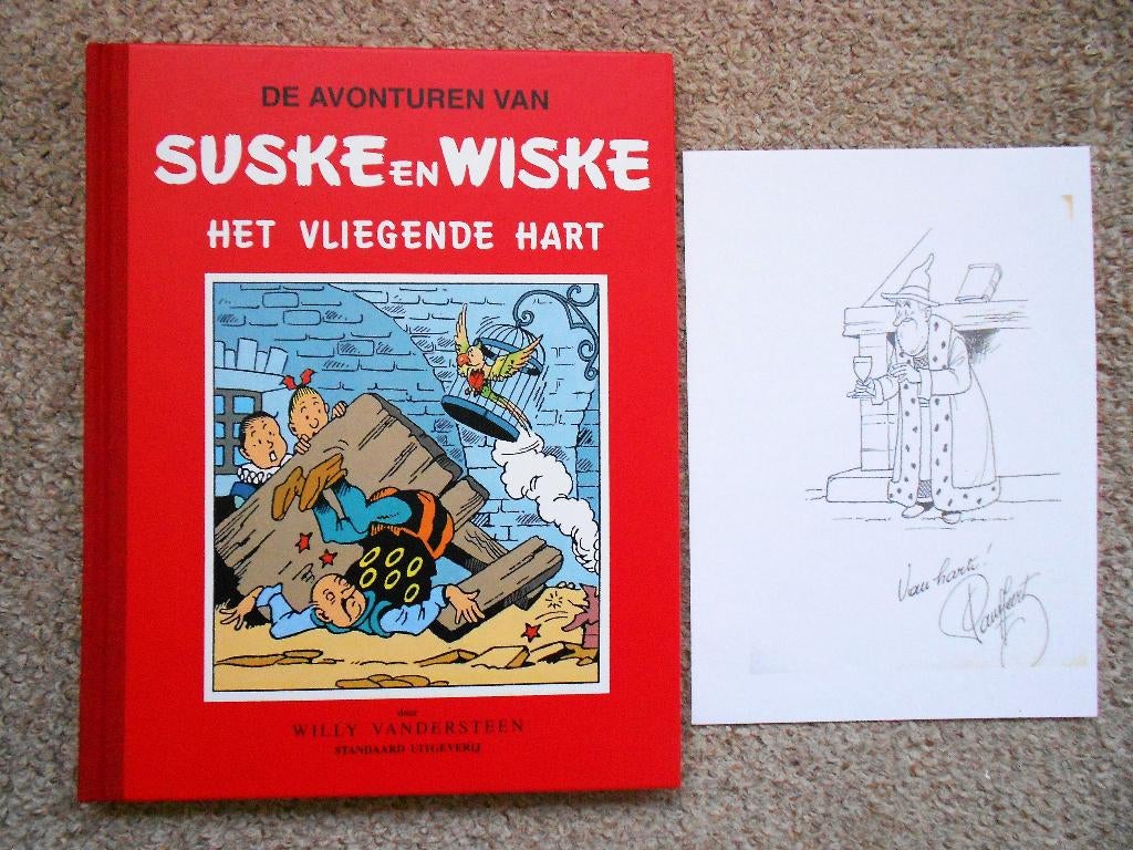 Suske en Wiske 23 Klassiek - Het Vliegende Hart + tek Geerts, Boeken, Stripboeken, Willy Vandersteen, Eén stripboek, Nieuw, Ophalen of Verzenden