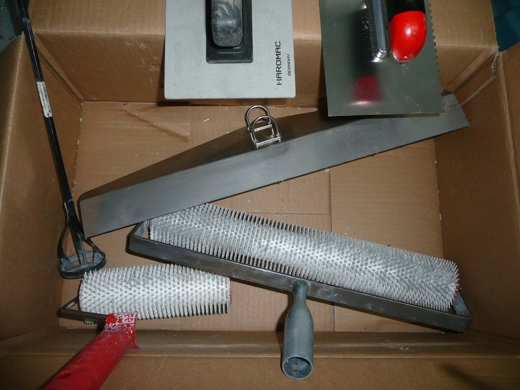 Gietvloer gereedschap, Ophalen, Zo goed als nieuw, Gereedschapsset, Overige merken