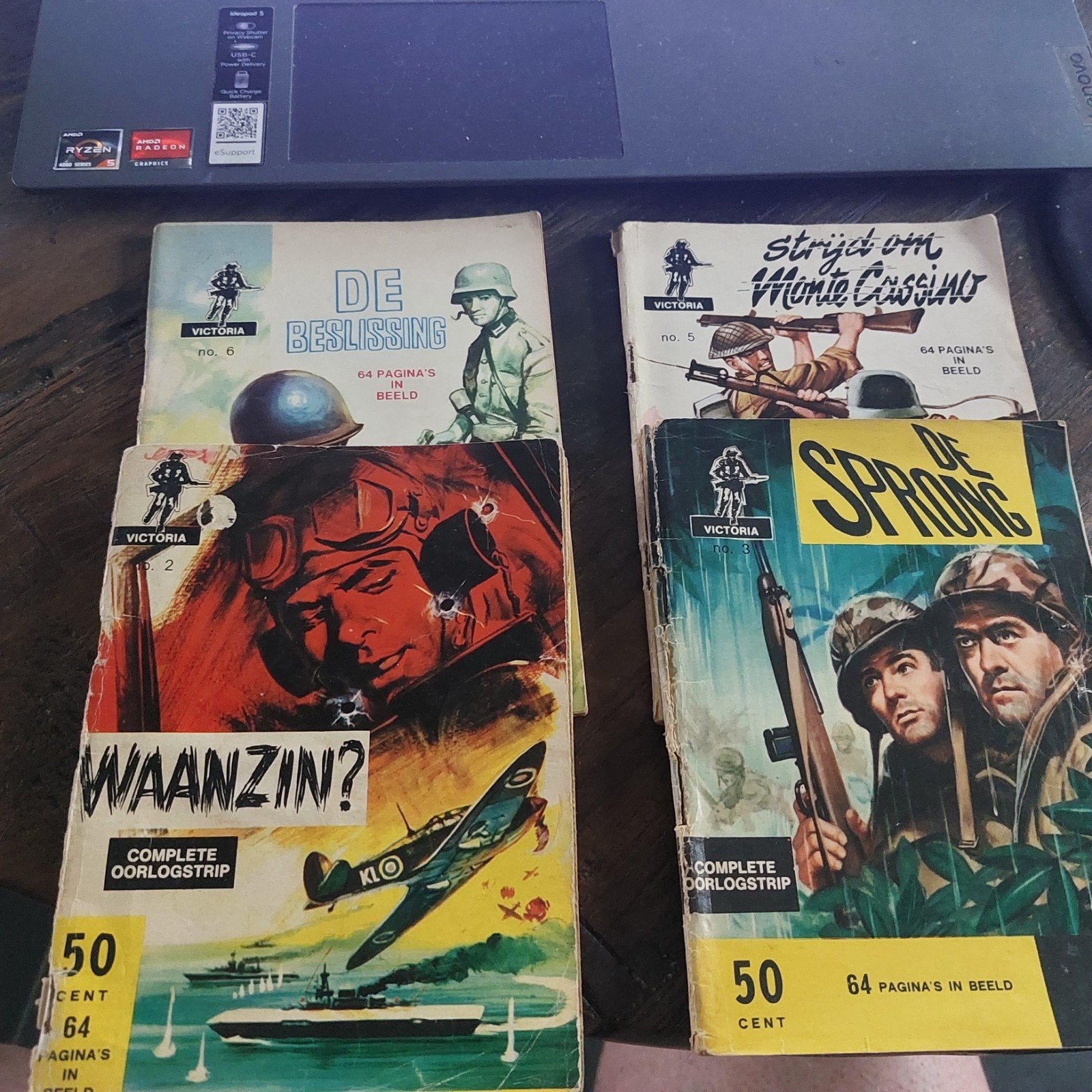 Verzameling 400x serie Victoria (Oorlog), Meerdere stripboeken, Ophalen of Verzenden, Gelezen