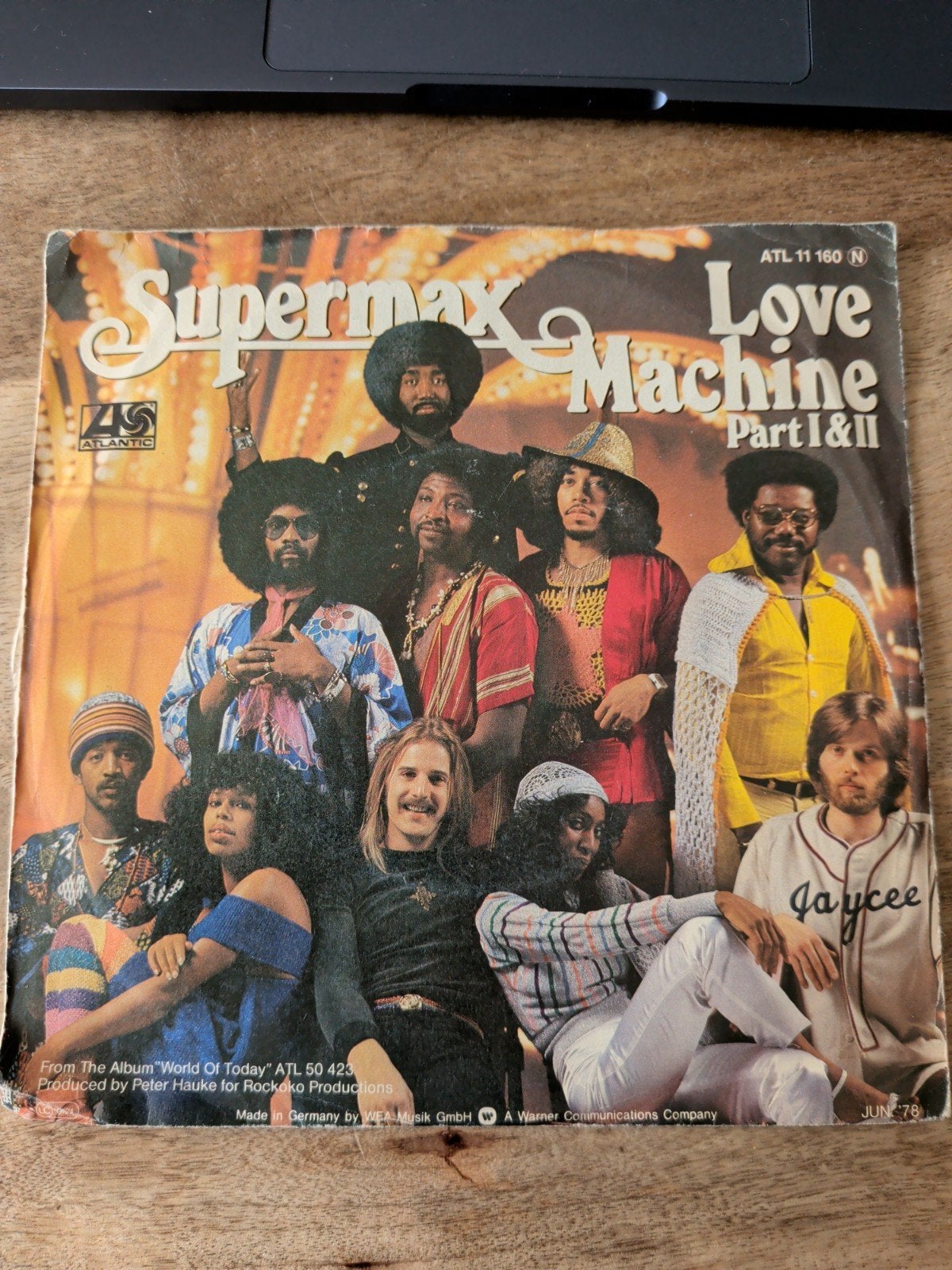 Supermax - Love Machine Part I & II (7 inch vinyl), Gebruikt, Overige genres, 7 inch, Ophalen of Verzenden