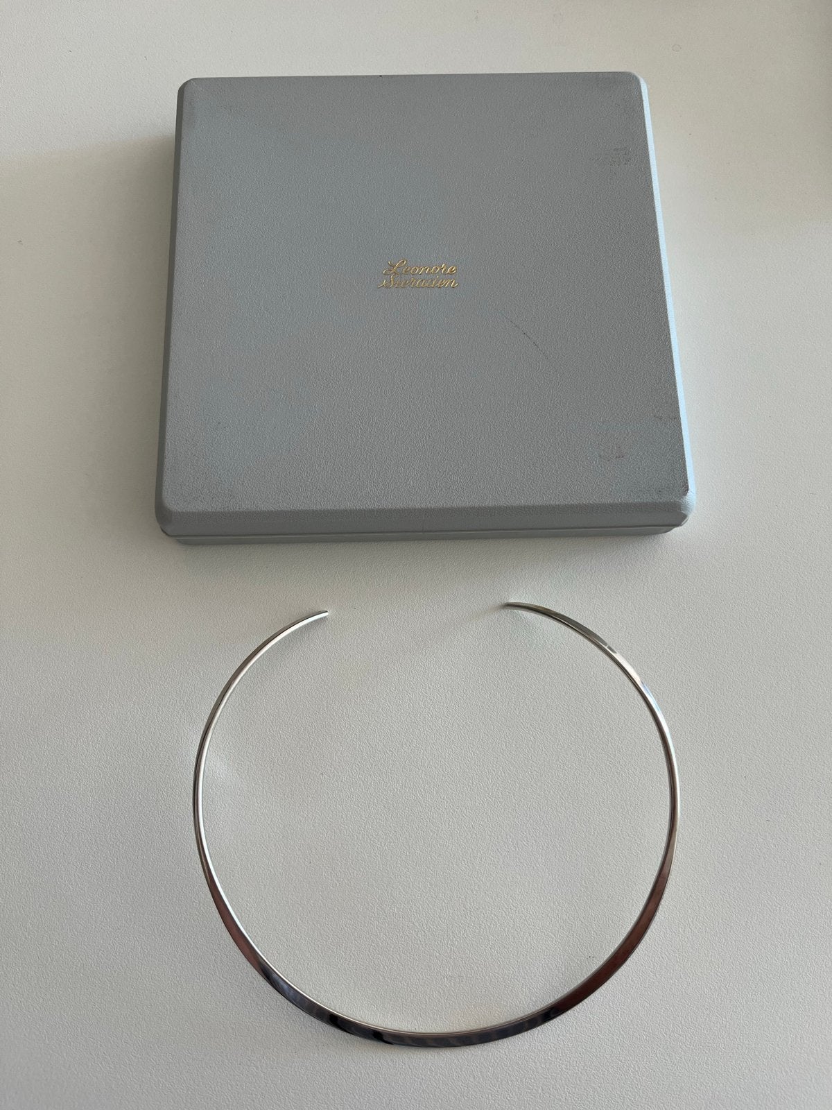 Zilveren choker ketting - Elegant en tijdloos, Ophalen of Verzenden, Zo goed als nieuw, Zilver