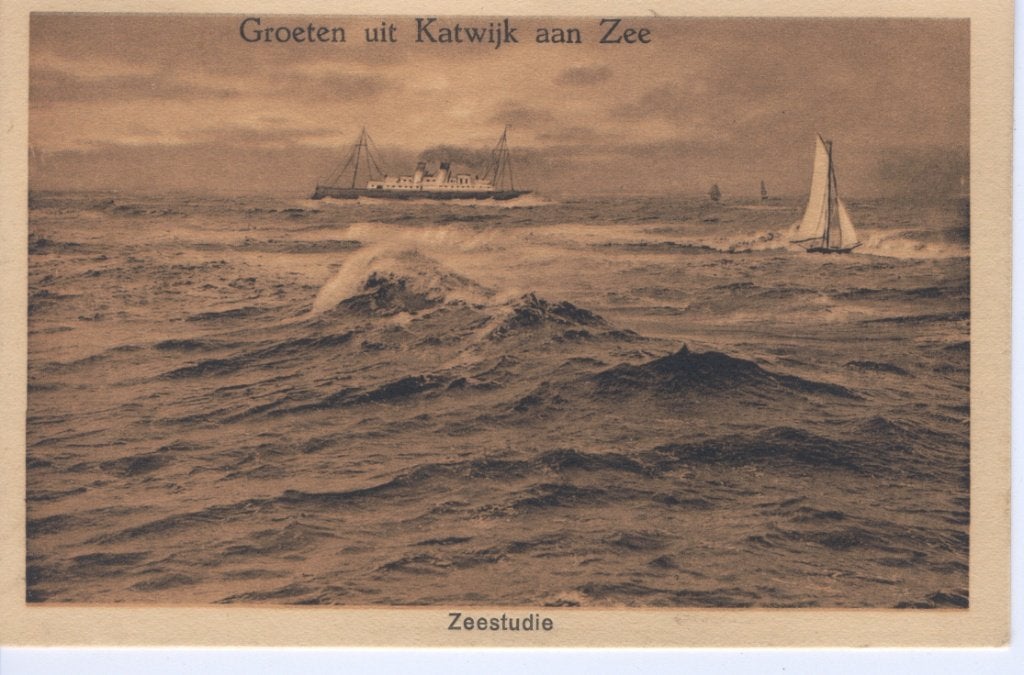 Katwijk aan Zee, Verzamelen, Ophalen of Verzenden, 1920 tot 1940, Gelopen, Zuid-Holland