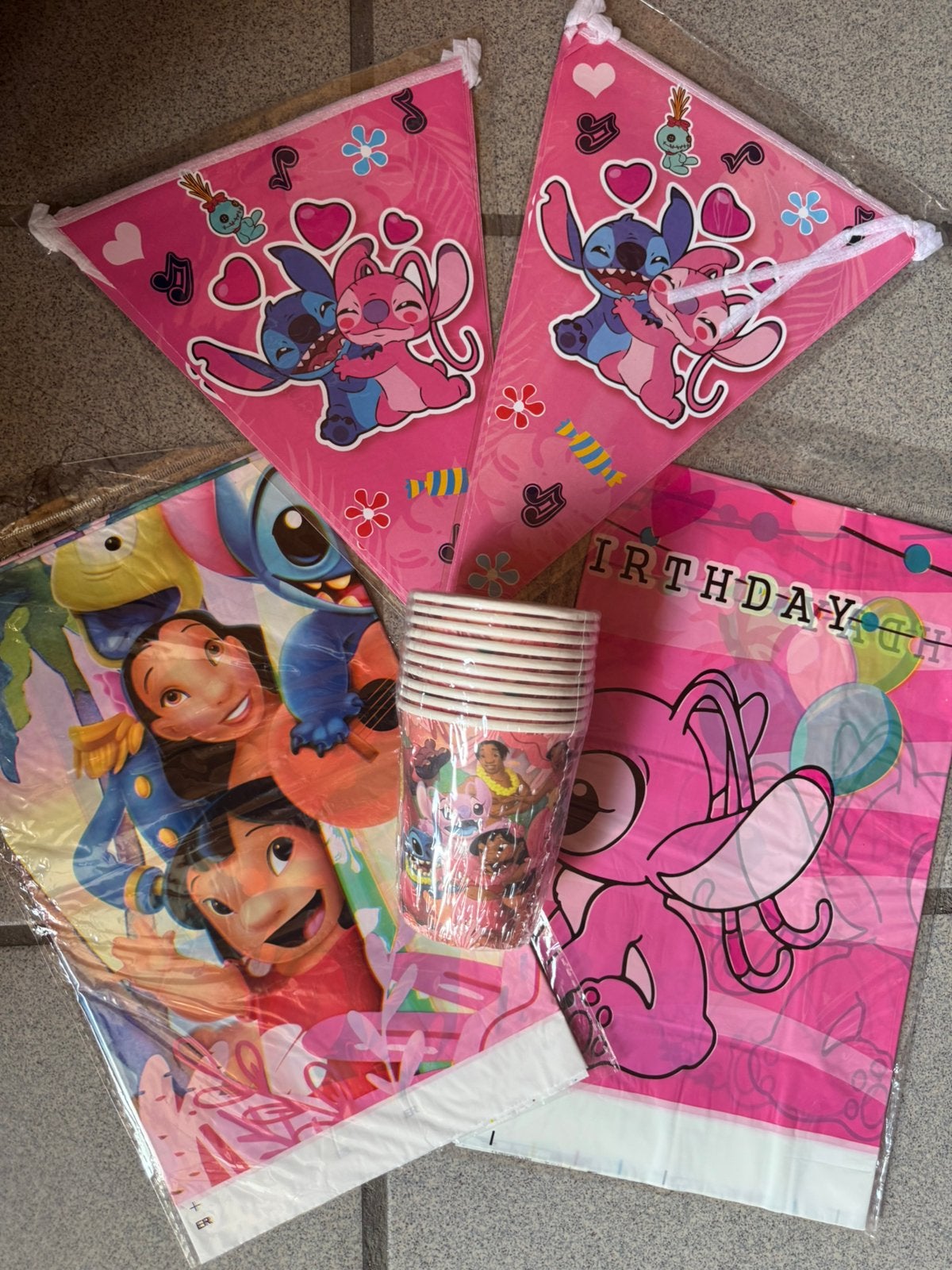 Stitch Feestartikelen, Hobby en Vrije tijd, Feestartikelen, Ophalen of Verzenden, Nieuw, Versiering, Verjaardag