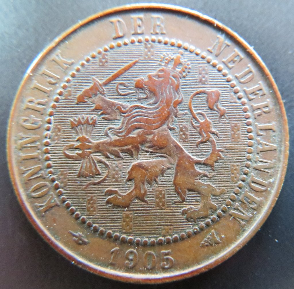 Cent 1905, Postzegels en Munten, Munten | Nederland, Verzenden, Koningin Wilhelmina, 1 cent, Losse munt
