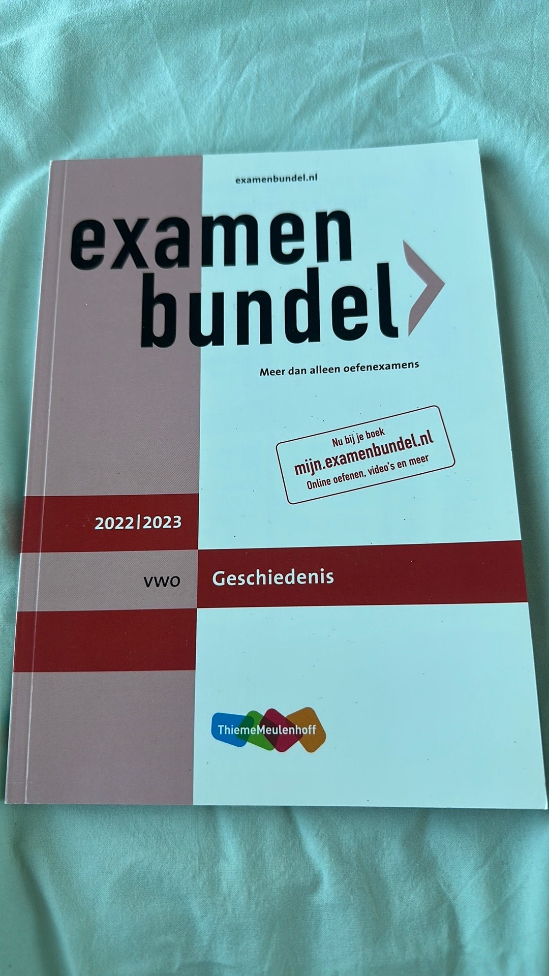 Examenbundel Geschiedenis Vwo 2022/2023, Boeken, Ophalen of Verzenden, Zo goed als nieuw, VWO, Geschiedenis