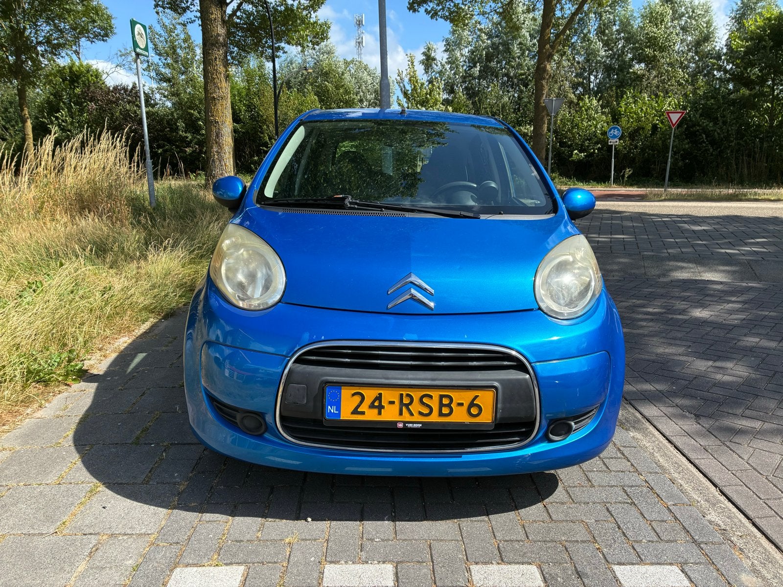 Citroën C1 1.0i 68PK 5D 2011 Blauw 130.000km, Voorwielaandrijving, C1, 68 pk, Origineel Nederlands