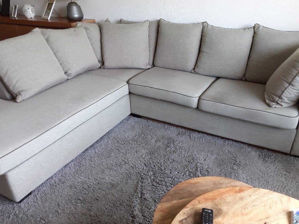 hoekbankstel, Huis en Inrichting, Banken | Bankstellen, Ophalen, 250 tot 300 cm, Gebruikt, Minder dan 75 cm