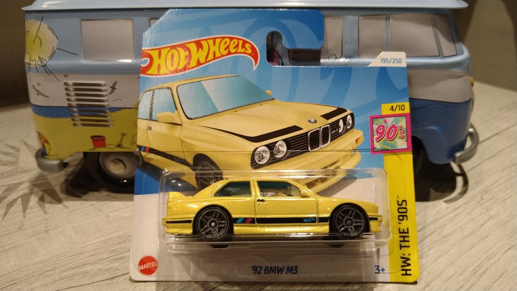 Hot Wheels BMW M3 E30 1992 Yellow nieuw, Ophalen of Verzenden, Nieuw, Auto
