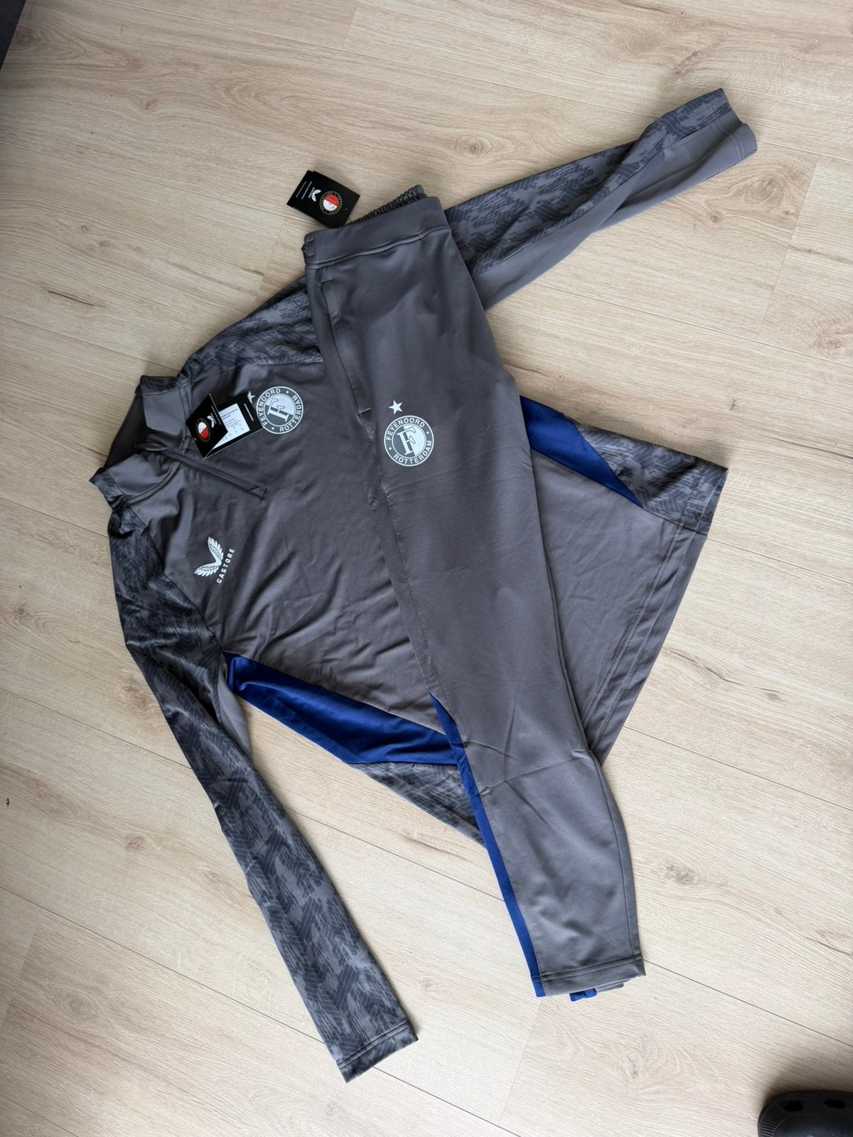 Feynoord trainingapak maatje M, Kleding | Heren, Ophalen of Verzenden, Nieuw, Zwart