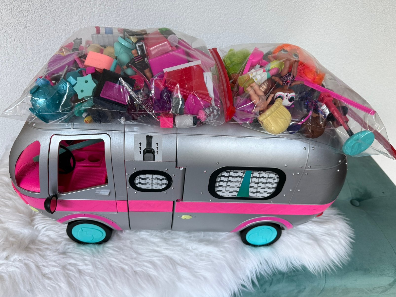 Grote Glamper camper LOL Surprise met heel veel assesoires +, Ophalen of Verzenden, Gebruikt