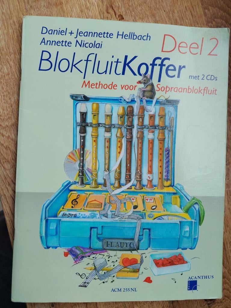 BlokfluitKoffer Deel 2, Ophalen of Verzenden, Zo goed als nieuw, Les of Cursus, Populair