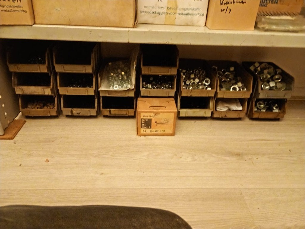 UNF moeren 1/4 tot 5/8, Ophalen of Verzenden, Nieuw, Minder dan 50 mm, Bouten of Moeren