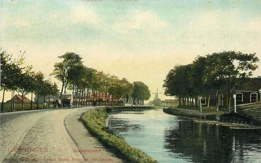 300-283-057 Groningen Damsterdiep, Verzenden, Voor 1920, Groningen