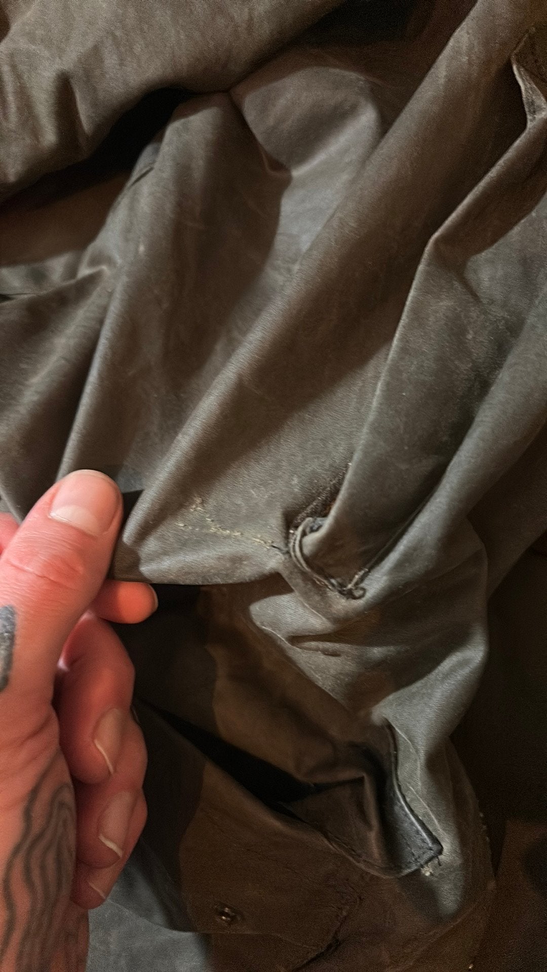 Stijlvolle waxcoat maat L - Ideaal voor herfst/winter, Ophalen of Verzenden, Gedragen, Maat 52/54 (L), Groen