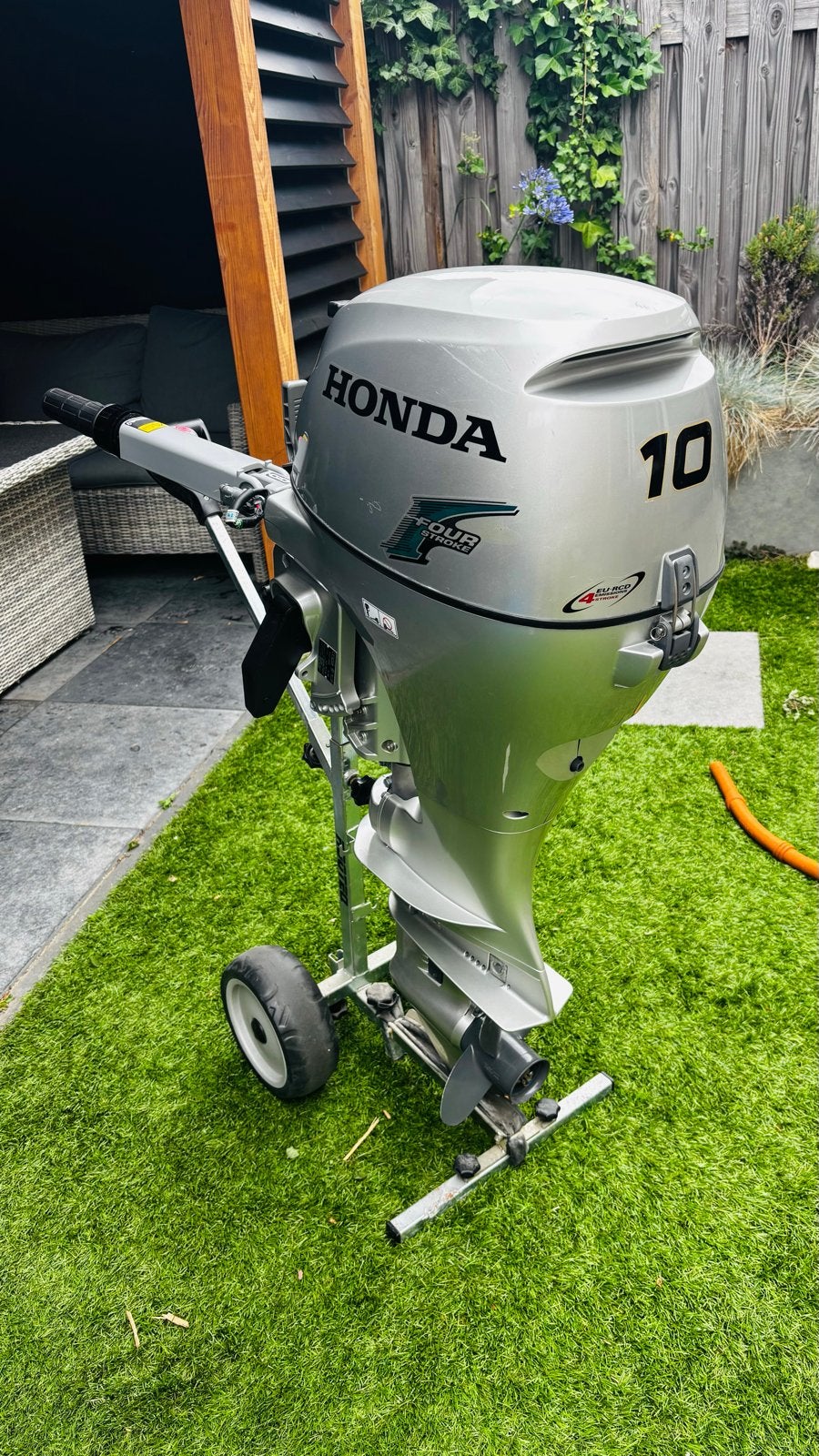 Honda 10PK kortstaart 4 takt buitenboordmotor, Watersport en Boten, Ophalen, Zo goed als nieuw, Motor en Techniek