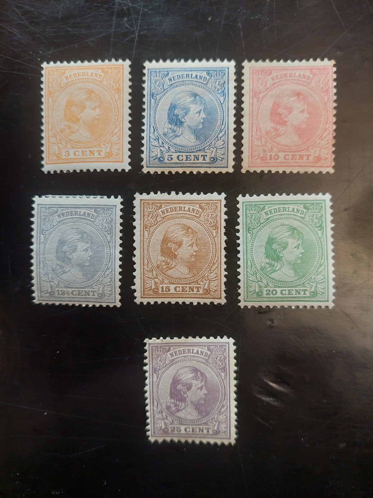Postzegels Nederland 18911894 Serie Nvph 34-44 ongebruikt., Ophalen of Verzenden, T/m 1940, Postfris