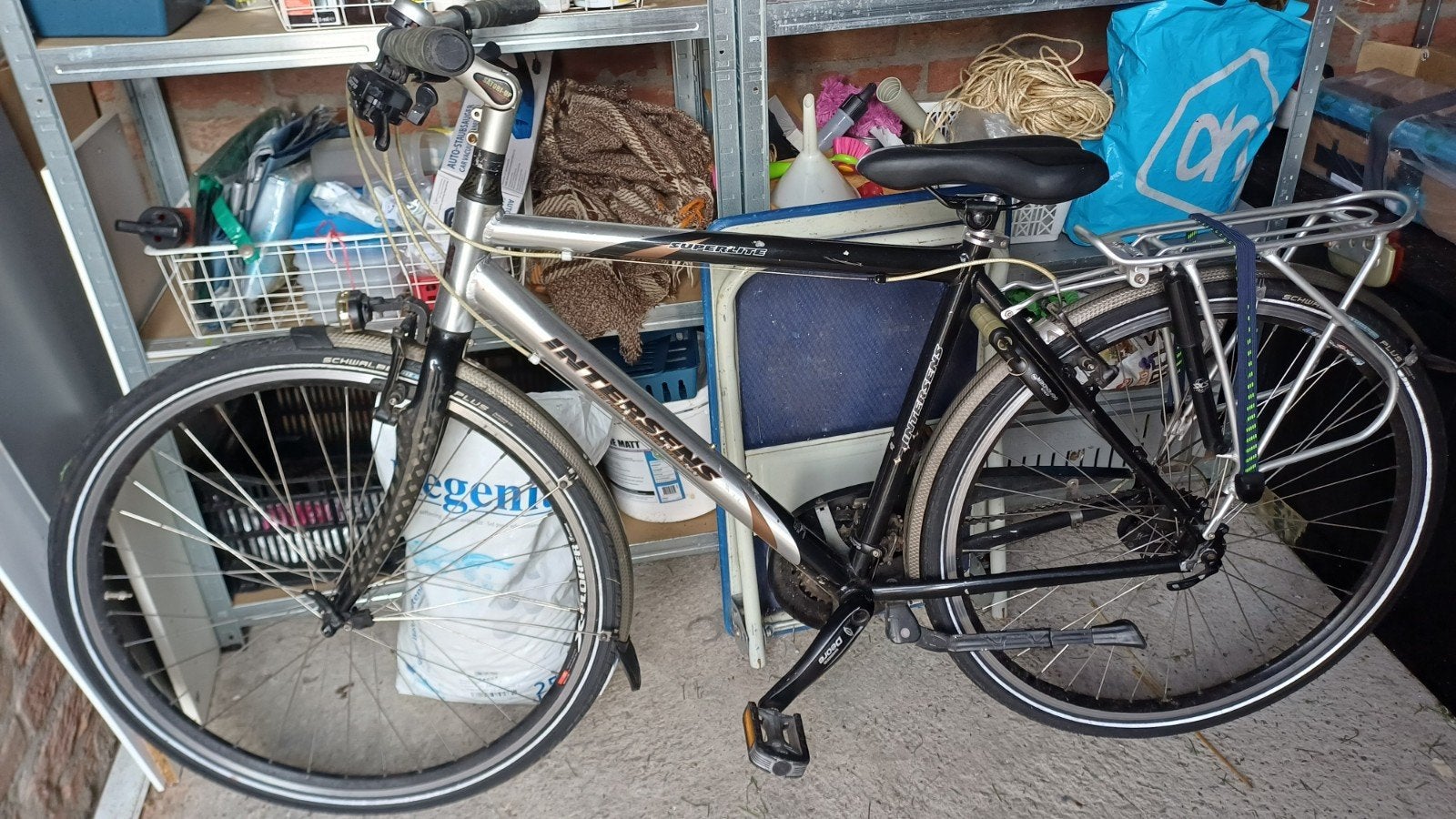 Aluminium fiets, Ophalen, Gebruikt, Versnellingen