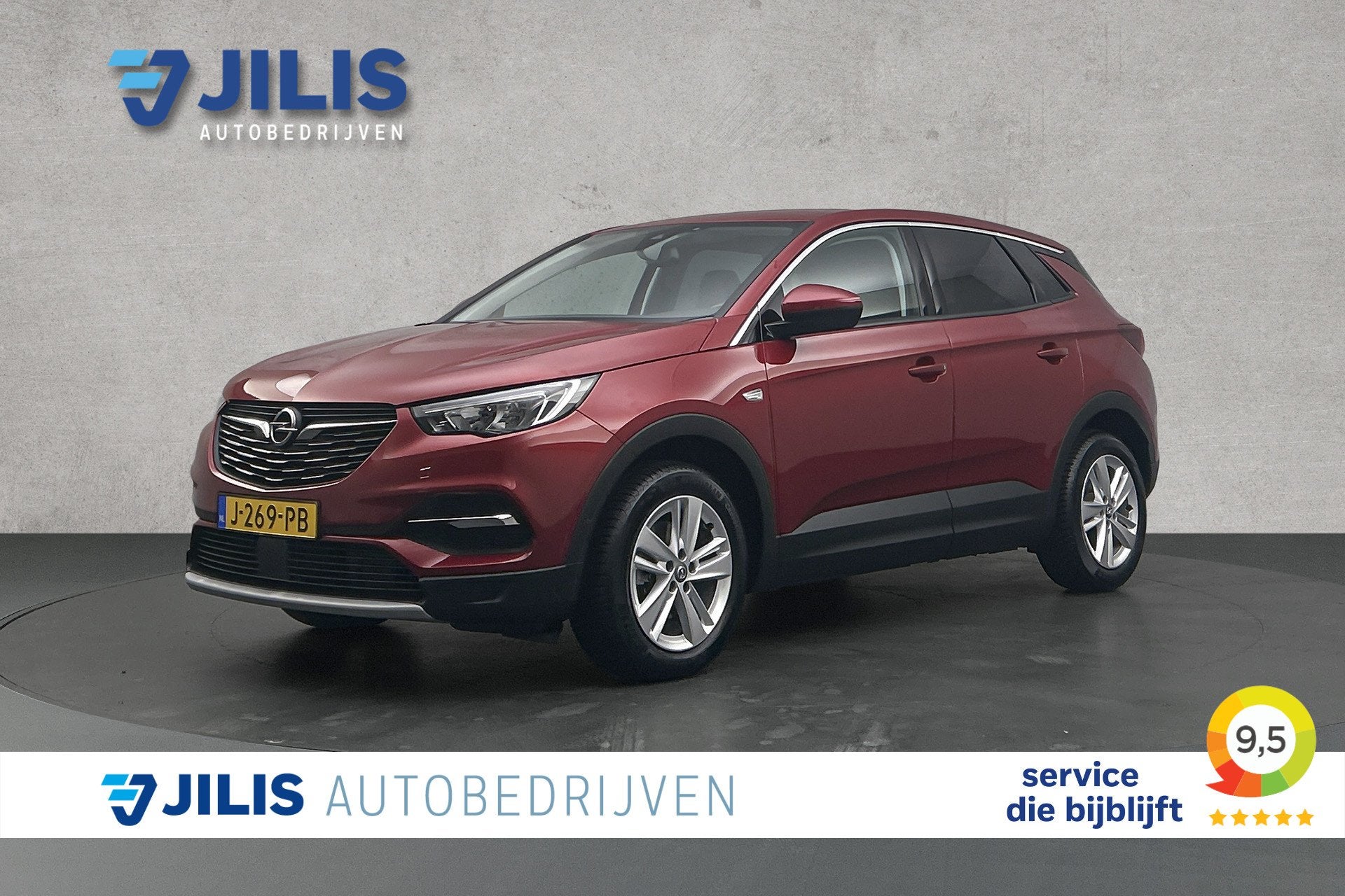 Opel Grandland X 1.2 Turbo Business Executive | Trekhaak | H, Auto's, Gebruikt, 1199 cc, Leder en Stof, Origineel Nederlands
