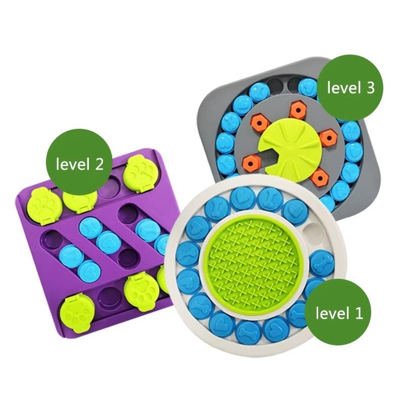 Hondenpuzzel Level 1 Donut - 30 x 30 cm - Grijs, Dieren en Toebehoren, Overige merken, Ophalen of Verzenden, Alibaba, Nieuw