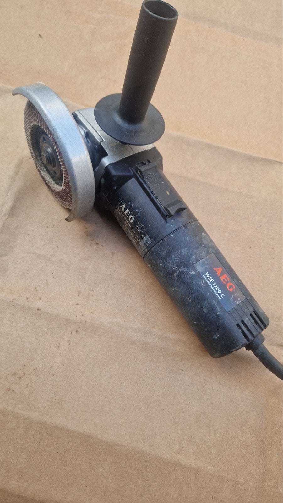 Aeg 125 mm slijptol, Ophalen of Verzenden, Haakse handslijpmachine