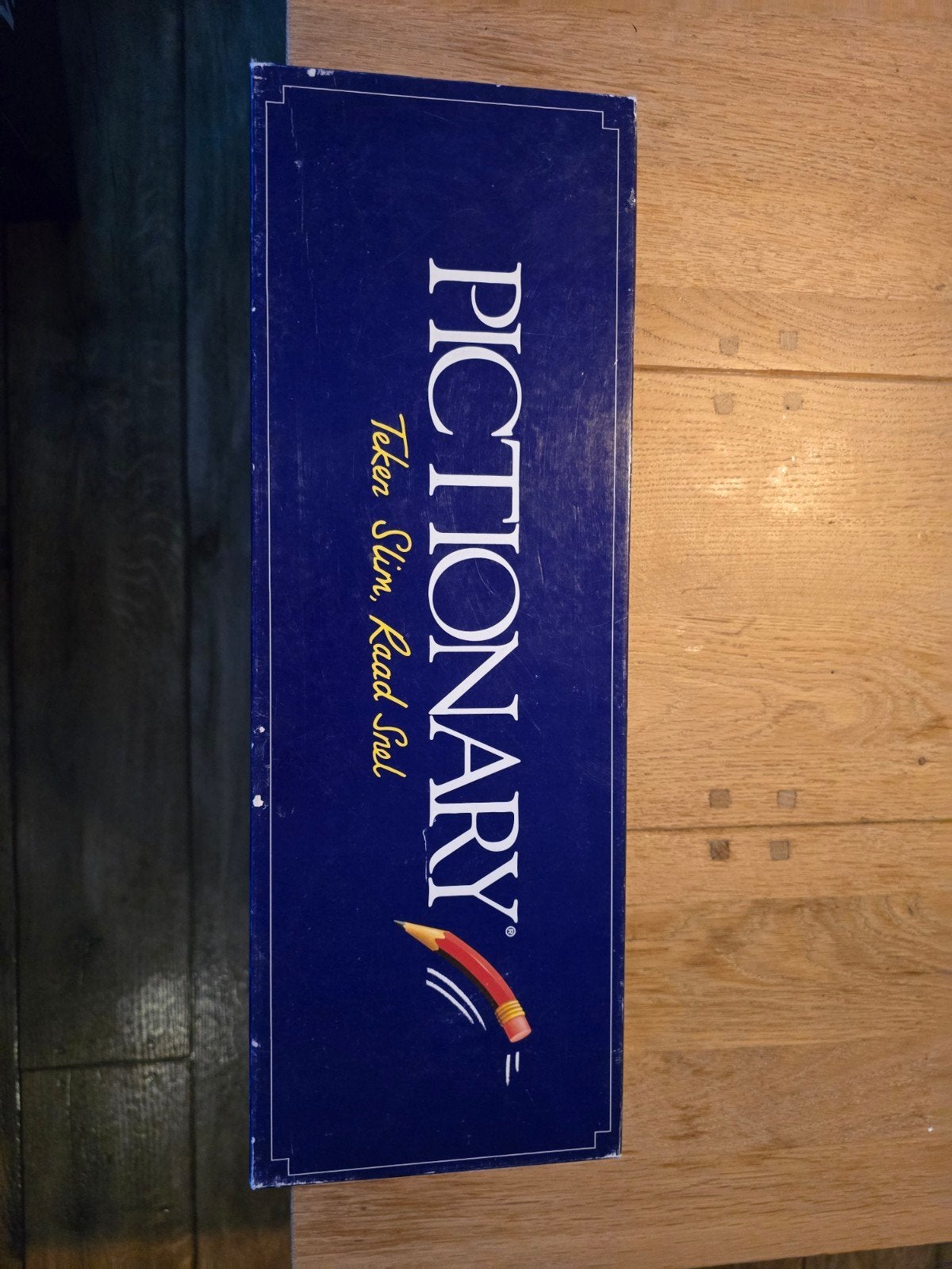 Pictionary Bordspel - Teken, Raad, Snel!, Drie of vier spelers, Ophalen of Verzenden, Zo goed als nieuw, Parker Brothers